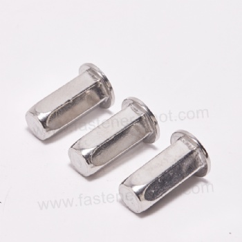  Flat head Full Hex Closed End RIveting Blind Rivet Nuts Stainless Steel SS304	
