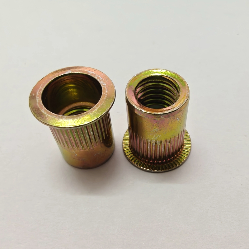 Zinc Yellow Rivet nut for sheet metal (4).jpg